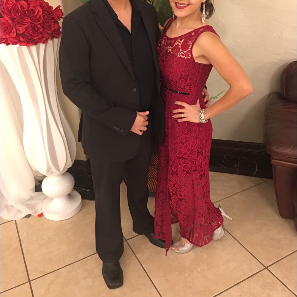 Formal Dark Red Gown