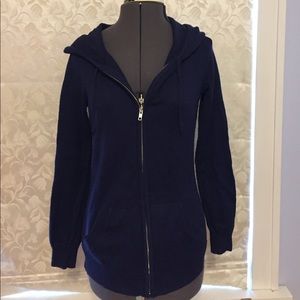 Old Navy marled navy blue sweater hoodie sz s