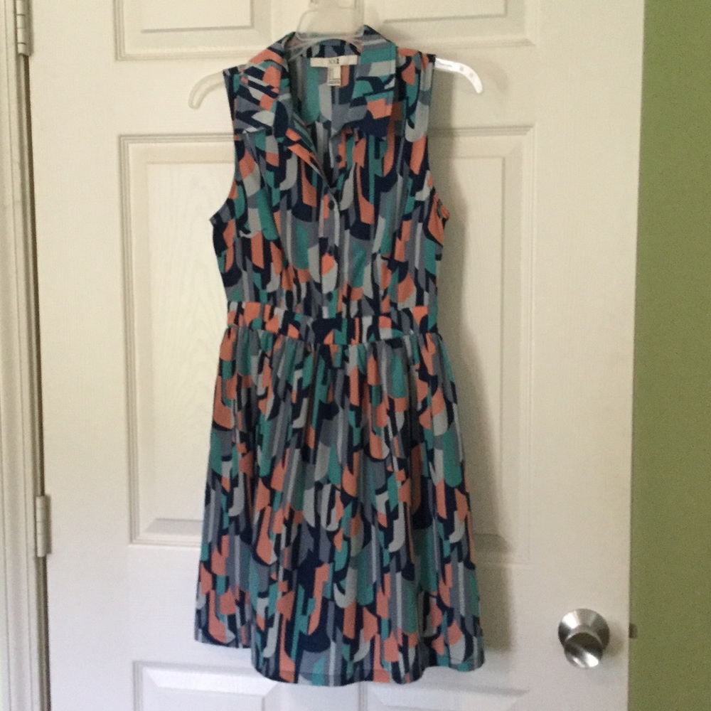 Small multicolored XXI collared dress