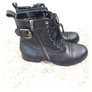 Black Combat Boots