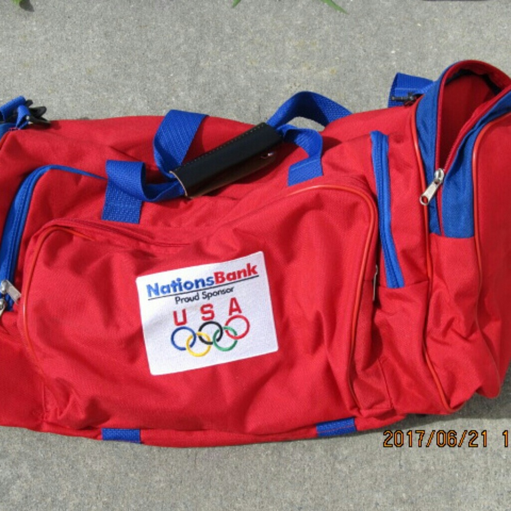 Quick Sell Olympic Sponsored Duffle Bag