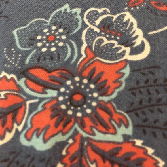 Ryder X UO Blue Floral Printed Fit & Flare Dress - Picture 3 of 7