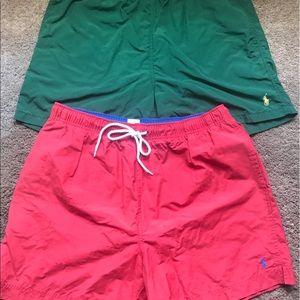 Polo Ralph Lauren swim trunks size M & L