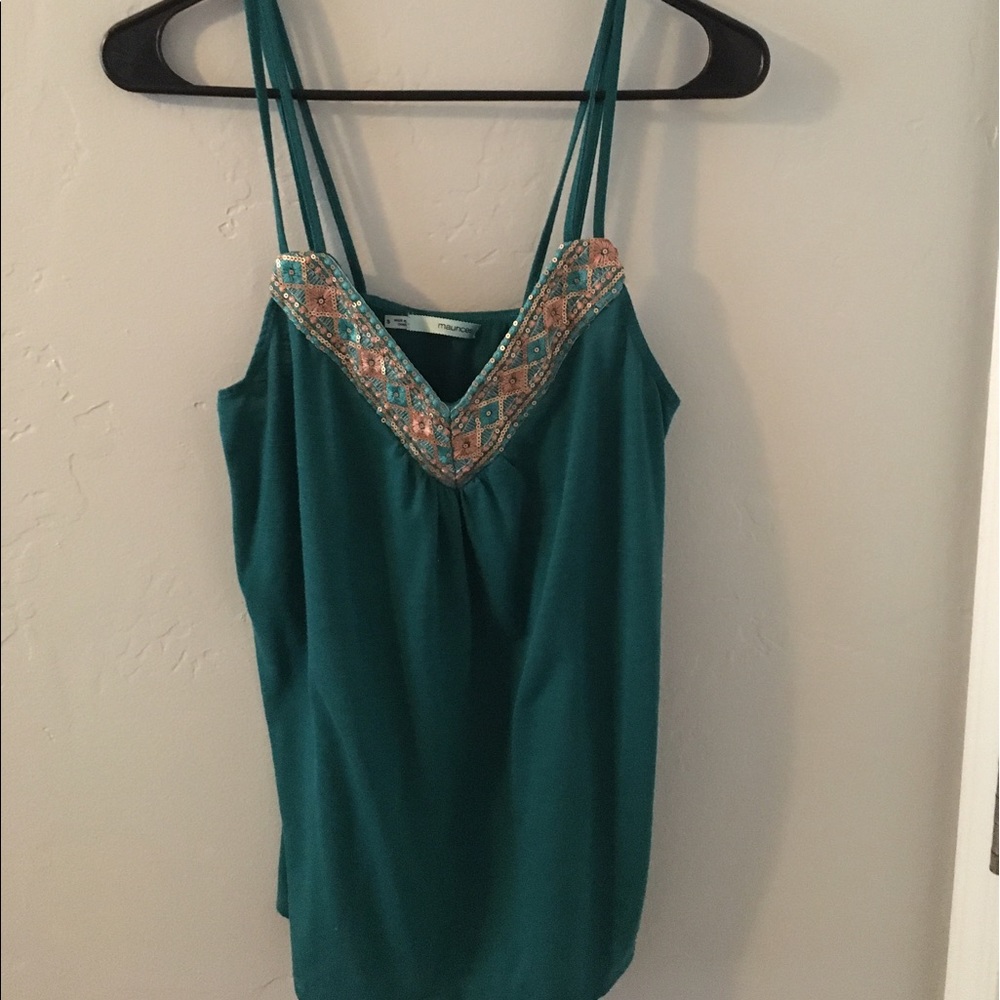 Blue decorative Maurice's tank