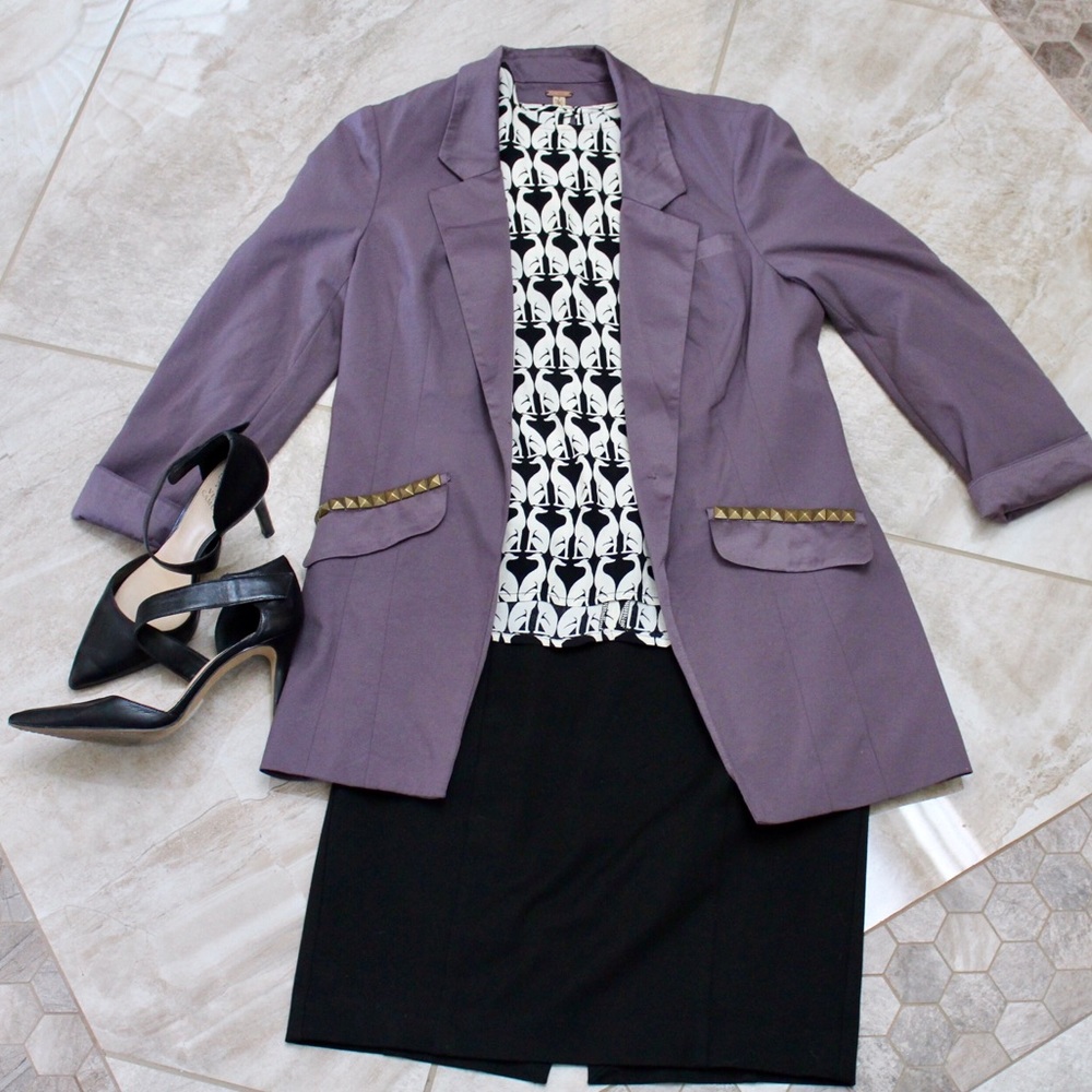 Lilac Free People Blazer