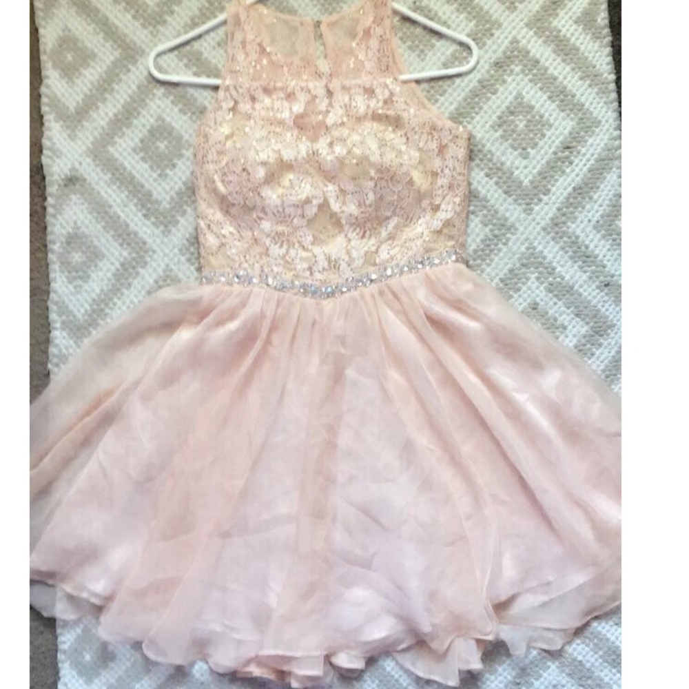 Light pink formal dress