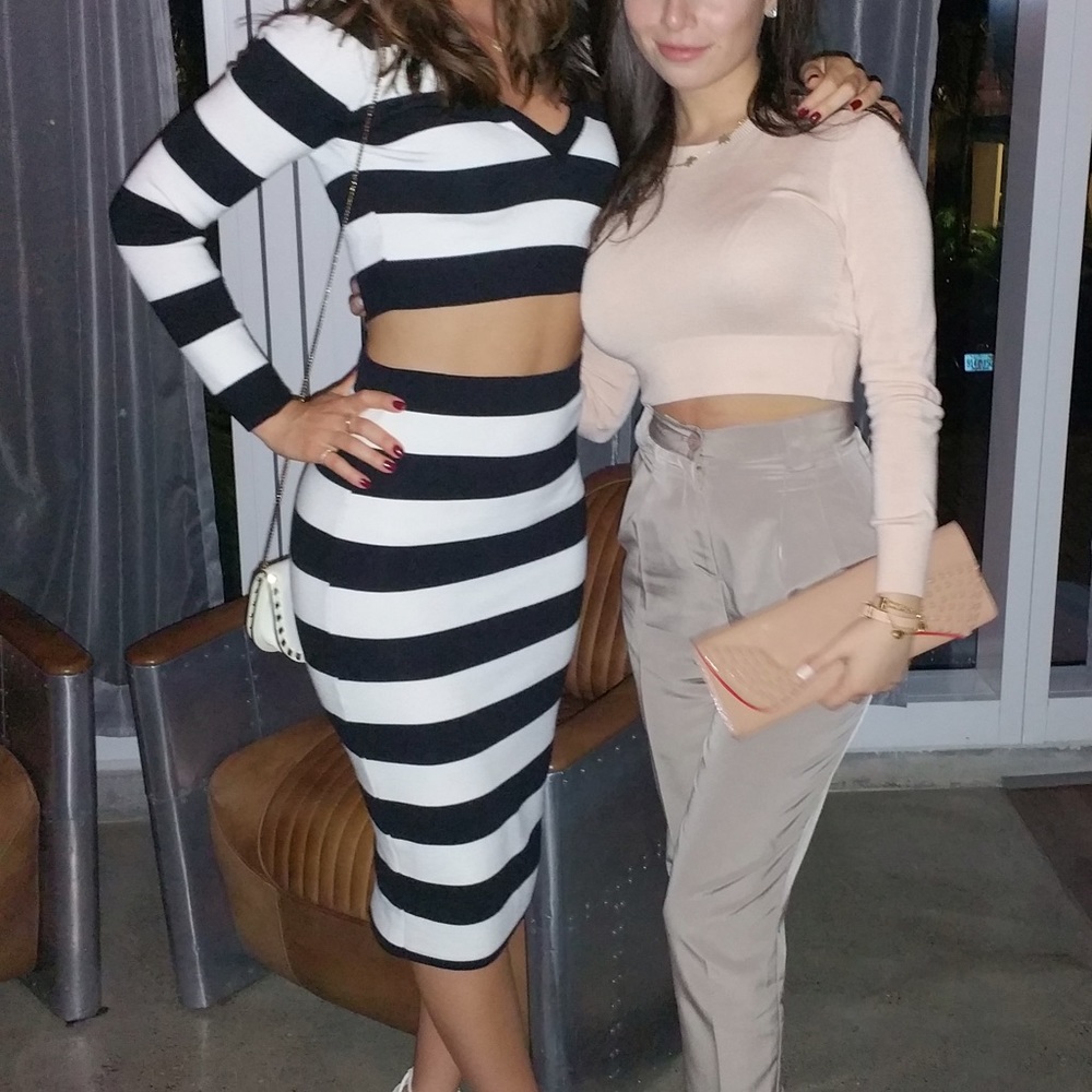 Crop Top & pencil skirt