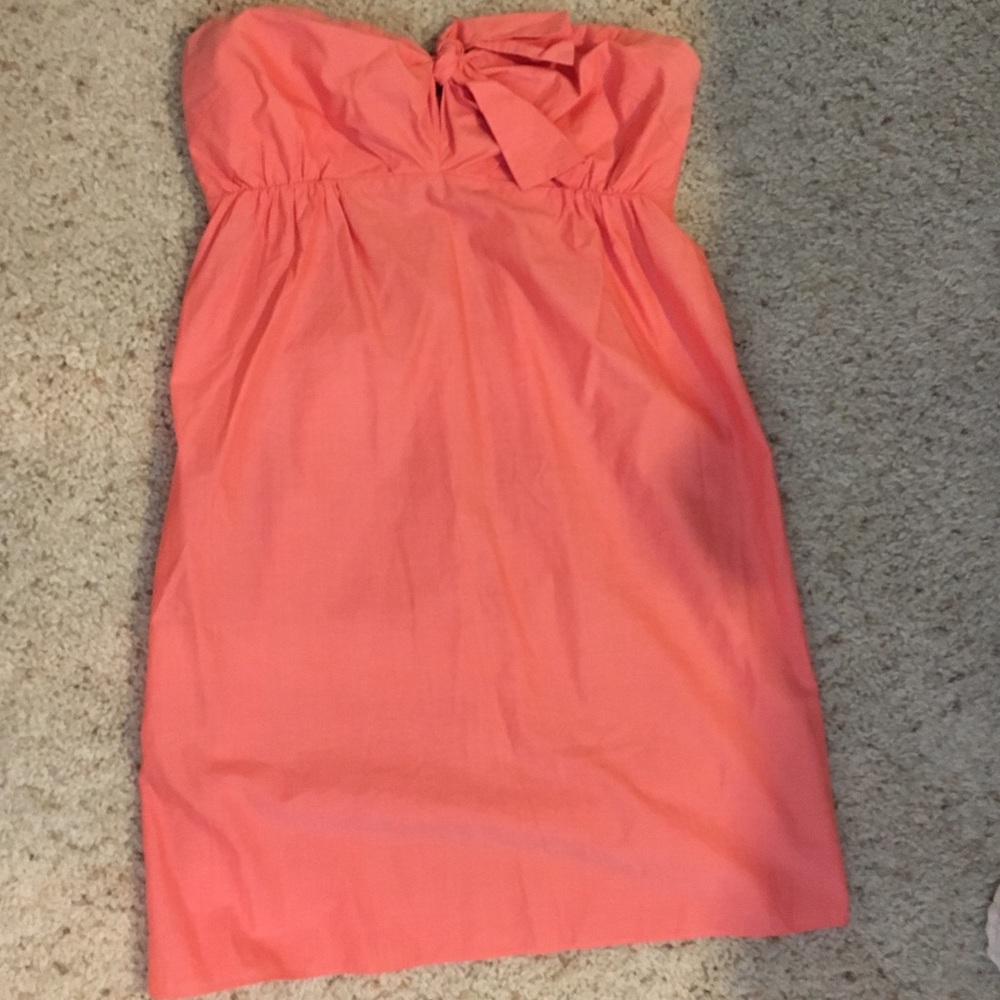 Jcrew cotton strapless sundress