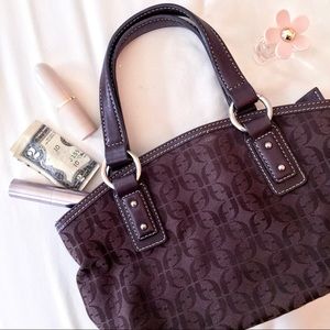 Fossil Signature Brown Small Handbag Purse