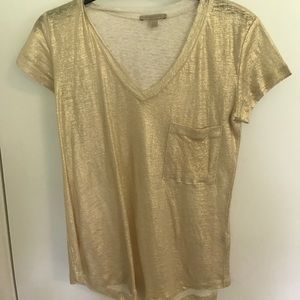 Gold Anthropologie T
