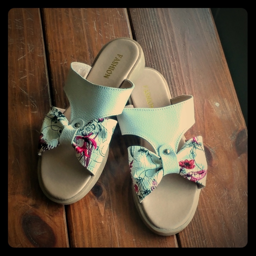 Cute slip on sandals