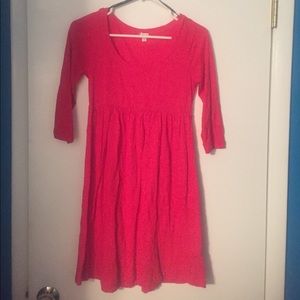 3/4 sleeve cotton dress