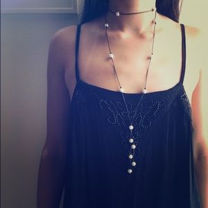 Pearl necklace wraparound