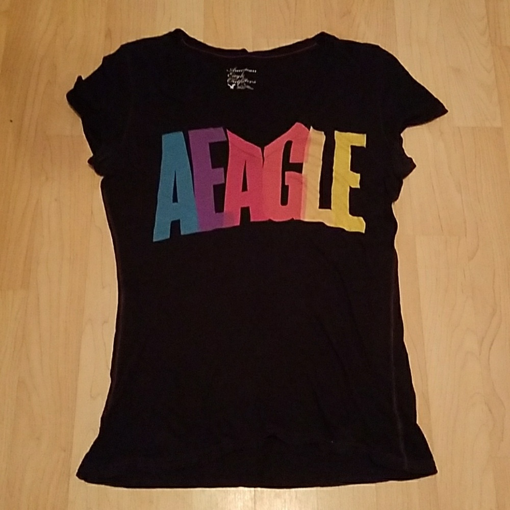 American Eagle Outfiters Rainbow Tee Shirt