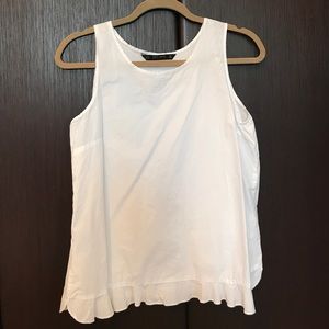 White Zara top