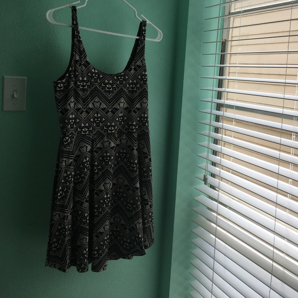 Black and white dress