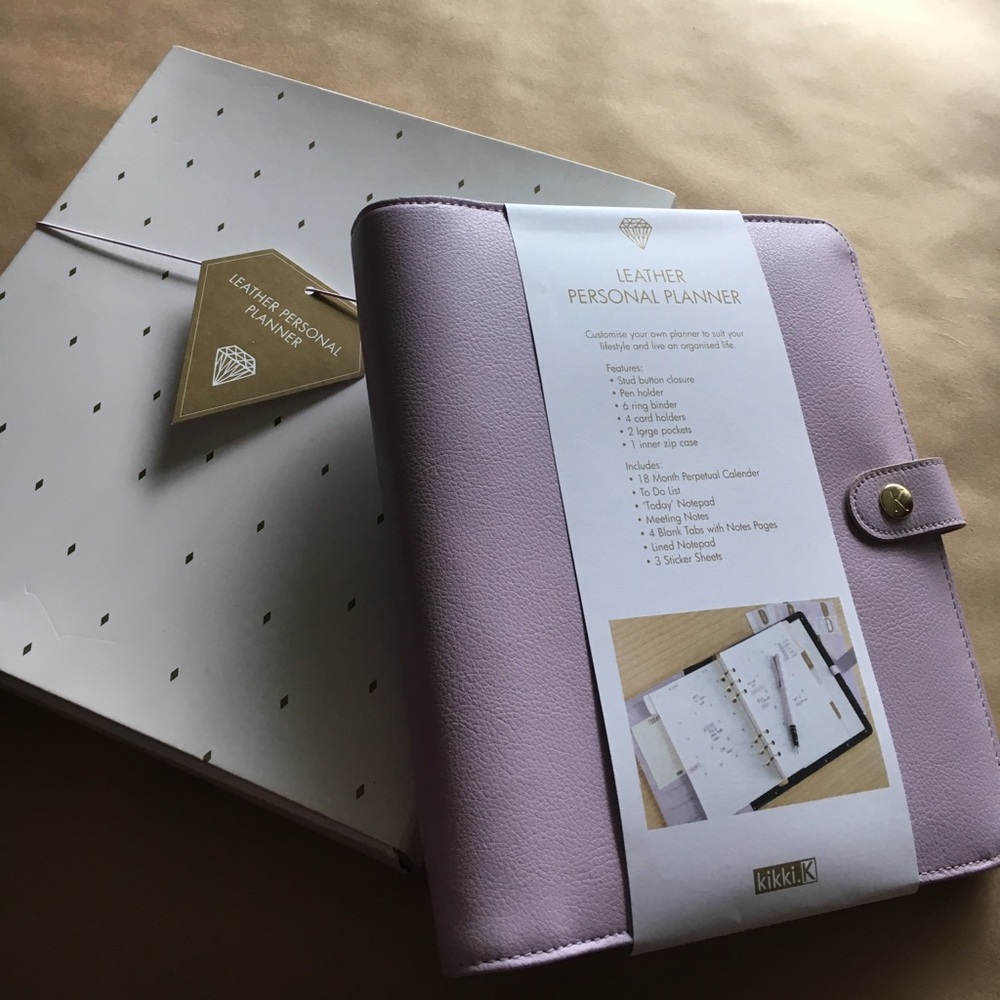 Kikki.K Leather Personal Planner Limited Edition L