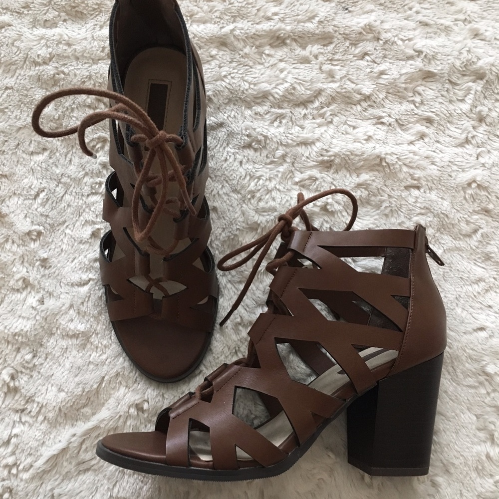 Forever 21 Tie-Up Heels