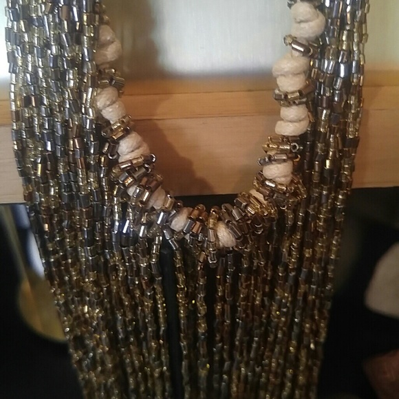 Altar'd State Fringe Beaded Necklace - Picture 3 of 4