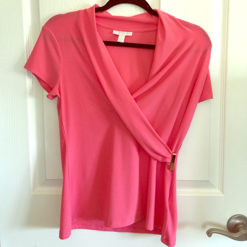 Pink/coral blouse