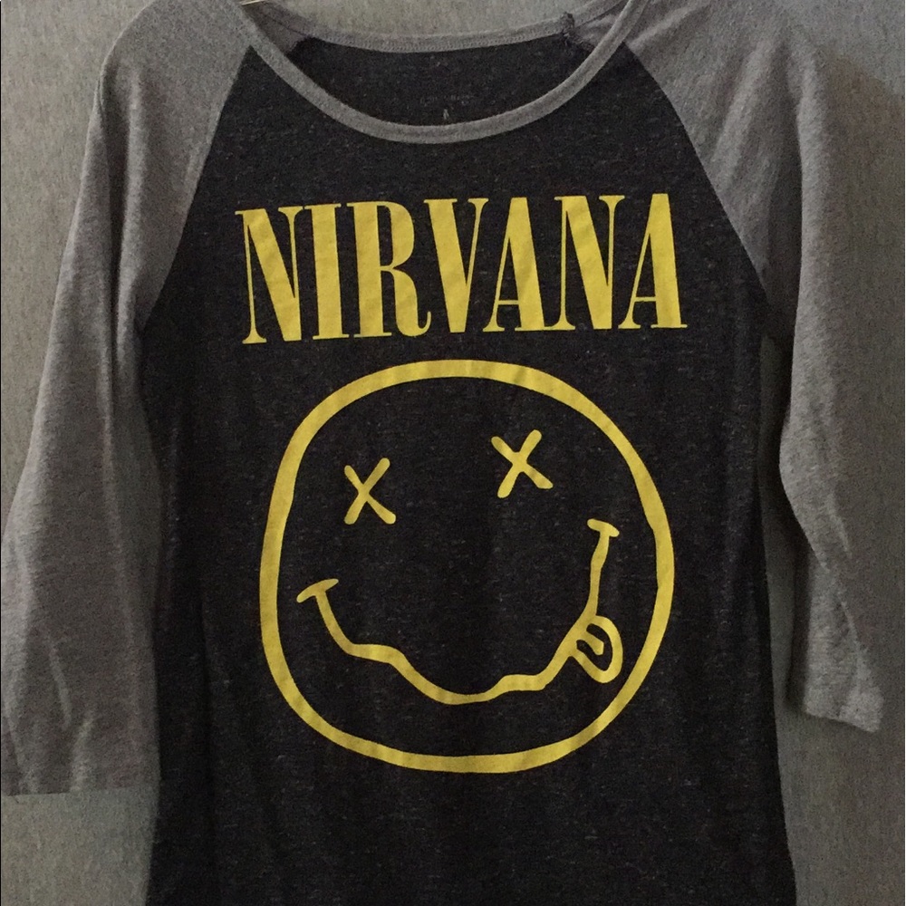 Nirvana Baseball T-shirt