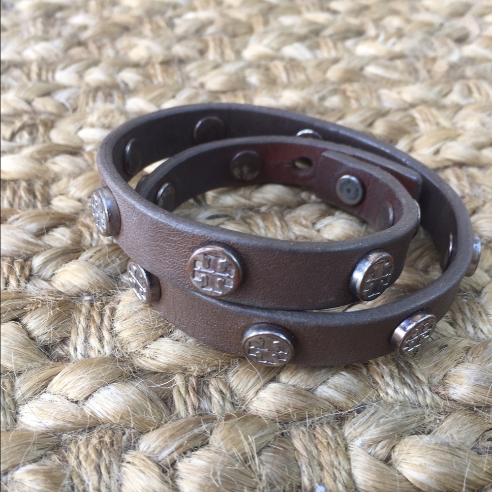 Tory Burch leather wrap bracelet
