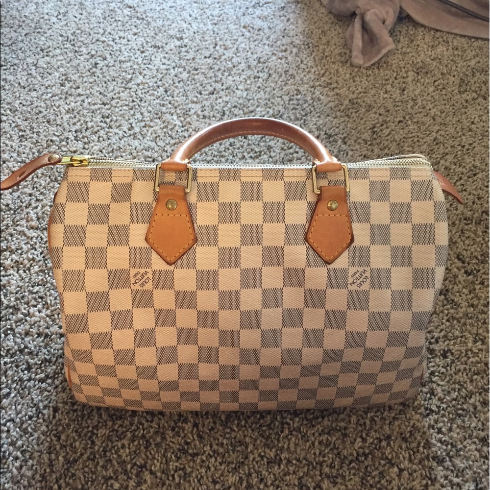 Louis Vuitton Speedy 30 Damier Azur