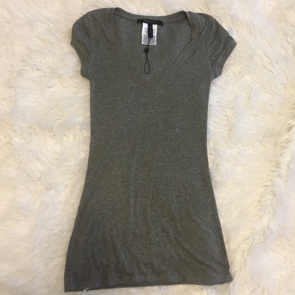 Bcbg maxazria vneck charcoal grey