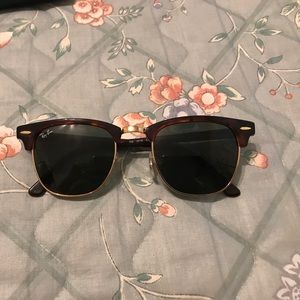 Ray Ban tortoise Clubmaster sunglasses