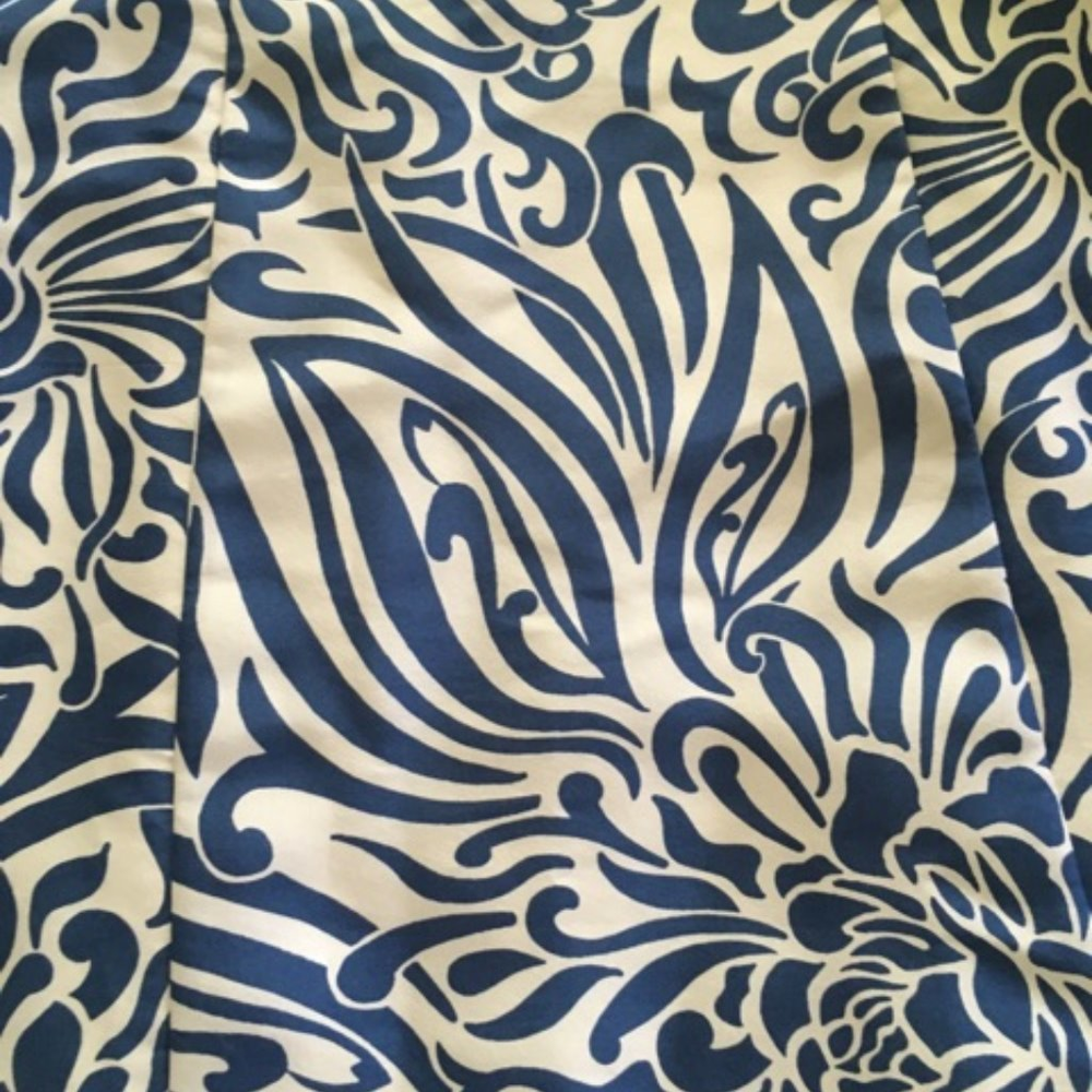 Ann Taylor blue and white dress size 0 - Picture 5 of 5