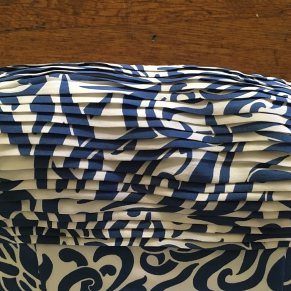 Ann Taylor blue and white dress size 0 - Picture 3 of 5