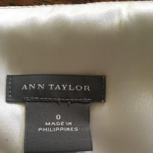 Ann Taylor blue and white dress size 0 - Picture 4 of 5