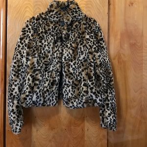 Faux fur jacket