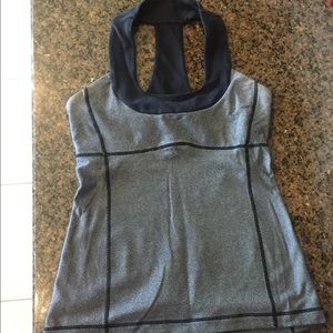 🌟Lululemon Heathered Coal Scoopneck Tank