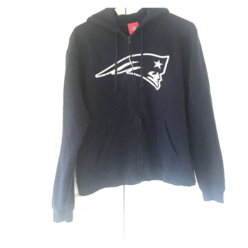 Patriots zip up hoodie