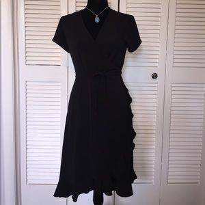 Black Wrap Dress