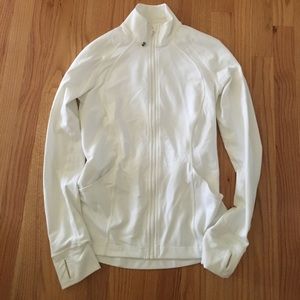 Lululemon white athletic jacket size 4