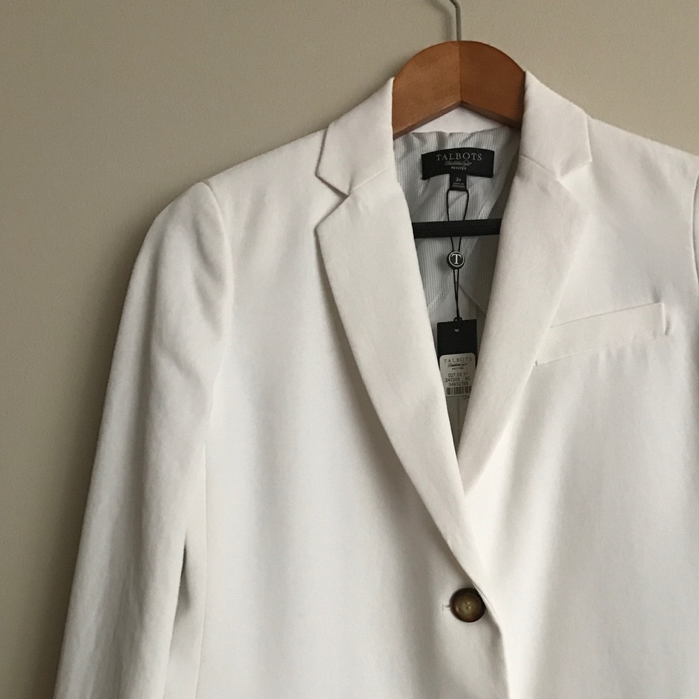 White suit jacket
