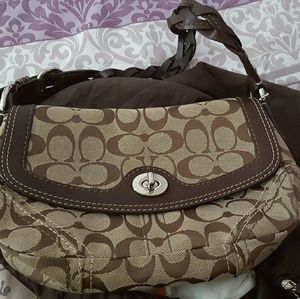 Womans Brown COACH purse