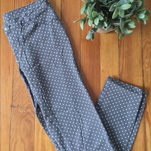 Polka Dot Skinny Jeans
