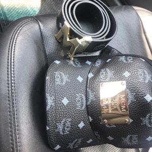Mcm Hat & Belt