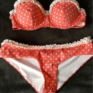 Polka dot bikini bottoms