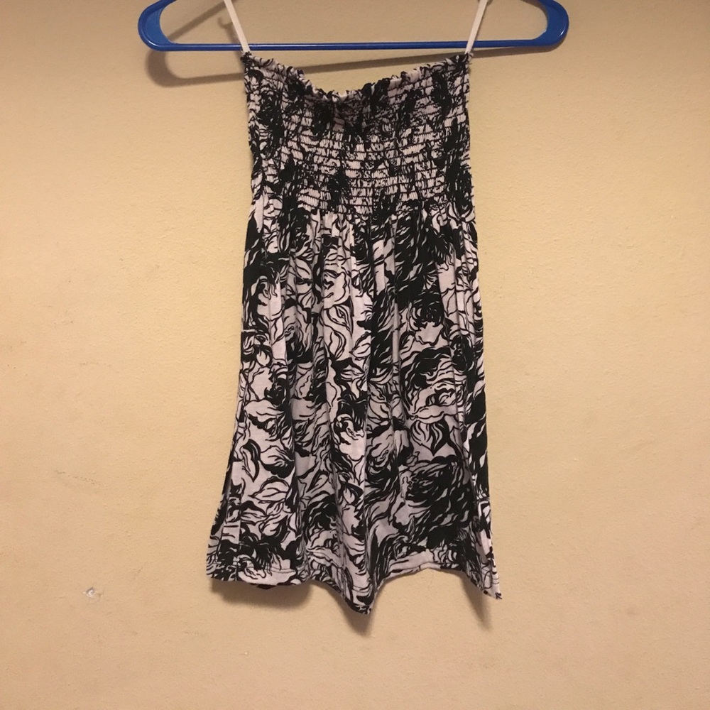 Strapless Flower Top
