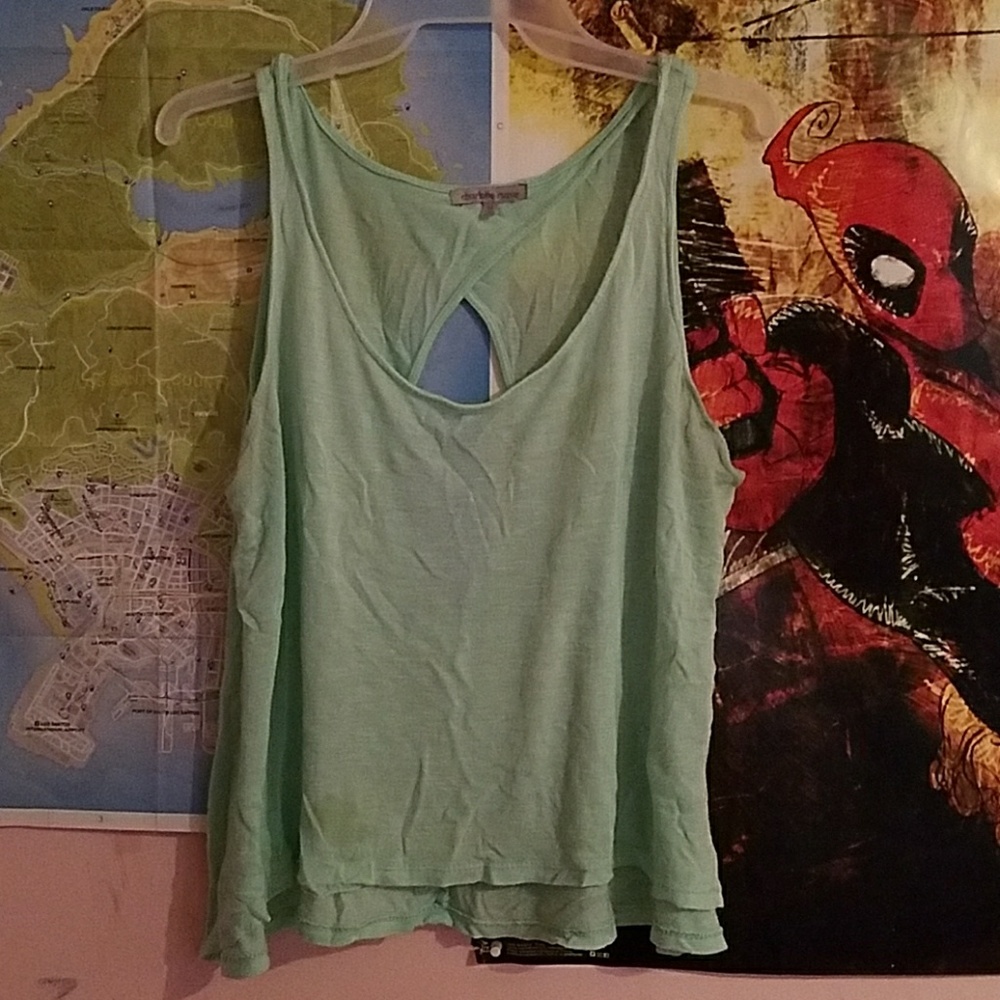 Seafoam Green Tank Top - Charrloet Russe
