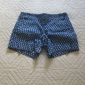 J. Crew City Fit Patterned Shorts