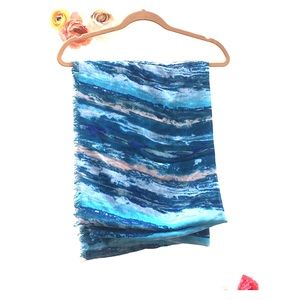 NWT URBAN OUTFITTERS WATERCOLOR INFINITY SCARF