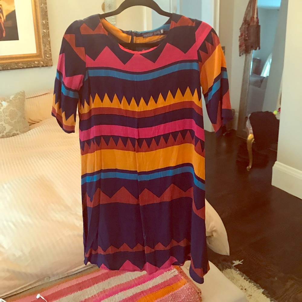 Mini swing shift dress