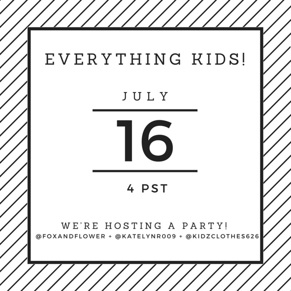 We're hosting a party! EVERYTHING KIDS PARTY!