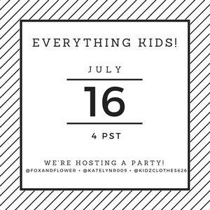 We're hosting a party! EVERYTHING KIDS PARTY!
