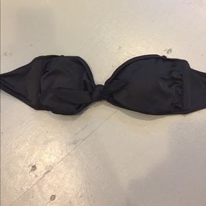VS black bandeau bikini top